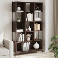 Libreria Rovere Marrone 102x28x172 cm in Legno Multistrato 3213661