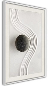 Poster  Zen Garden  Cornice Quadri Cornice nera con pass-partout, Larghezza x Altezza Home decor 20x30