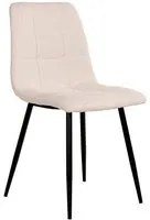 Set 2 Sedie Middelfart, Bianco, Poliestere, 55x44x86 cm, EPIKASA