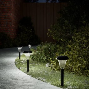 Luci Solari Per Percorsi Con Picchetti 12 Pz Bianche /