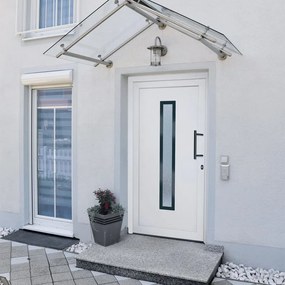 Porta Ingresso Bianca 88x200 Cm İn Pvc /