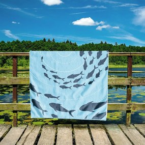 Telo mare blu 90x180 cm Shoal - DecoKing