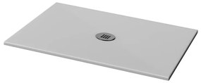 Piatto doccia in ceramica extra slim grigio L 120 x L 90 cm