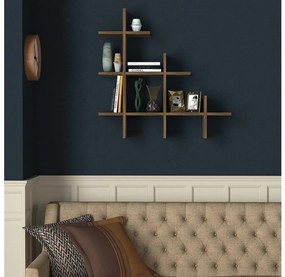 Mensola da parete JUKE 80x81,8 cm marrone