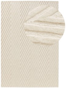 benuta Pure Tappeto di lana Yanis Ivory 120x170 cm - Tappeto fibra naturale