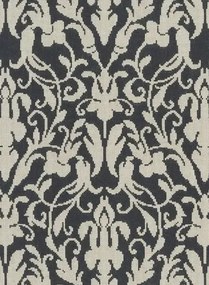 Ralph Lauren Carta da parati Speakeasy Damask - Black