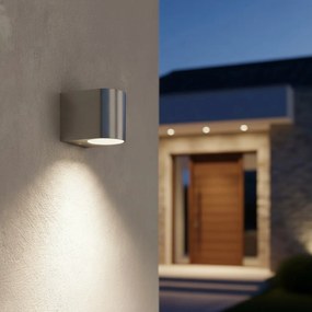 Applique da Esterno Monodirezione IP65 GU10 Stondata - Inox
