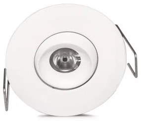 tech-LAMP -  Agnis 1W FA Round  - Faretto da incasso rotondo orientabile 1W