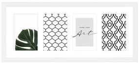 Cornice da parete in plastica bianca 50x20 cm - knor