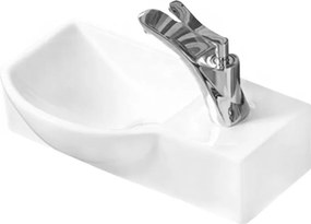 Mexen Hugo lavabo da appoggio sinistro 40 x 22 cm, bianco - 21254000L