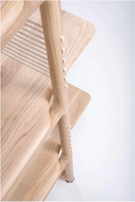 Libreria in legno massiccio di rovere, altezza 216 cm Muse - Gazzda