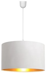 Lampadario su corda ALBA 1xE27/15W/230V d. 45 cm bianco/oro