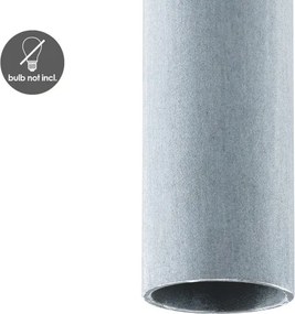 Lampadario a cavo SAGA 1xE27/40W/230V grigio