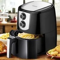 Friggitrice ad Aria Calda Senza Olio Airfryer 4,4 Lt Frigge Cuoce Arrosto 1400W