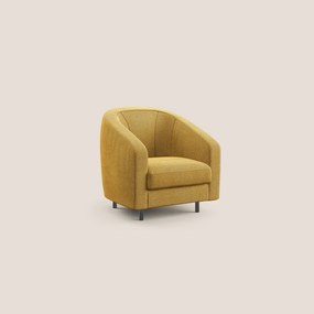 Pandora Poltroncina in morbido tessuto bouclé impermeabile T07 giallo