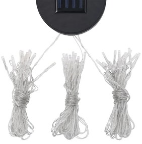 Gazebo con Stringa di Luci LED 400x300 cm Antracite
