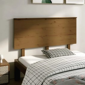 Testiera Per Letto Ambra 139x6x82,5cm İn Legno Massello Di Pino /