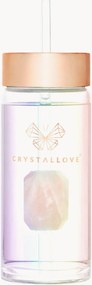 Borraccia in quarzo rosa Hologram Crystallove