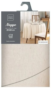 Tovaglia ø 180 cm Pauline – douceur d'intérieur