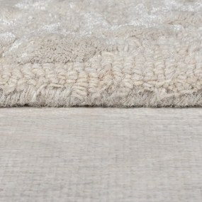 Tappeto greige in misto lana tessuto a mano 160x230 cm Sloane – Flair Rugs