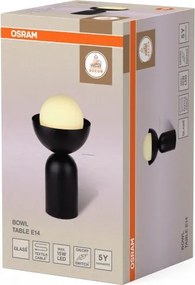 Osram - Lampada da tavolo DECOR BOWL 1xE14/25W/230V nera