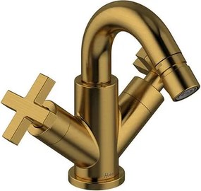 Rubinetto per bidet getto aerato Los Angeles HUBER oro spazzolato satinato