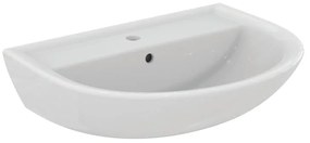 Lavabo Tirso tondo L 65 x P 49.5 cm in ceramica bianco