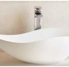 Lavabo da appoggio ROCA irregolare in ceramica beige