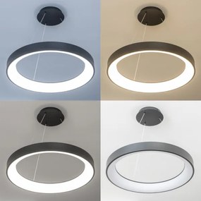 Brilagi - Lampadario LED dimmerabile a cavo FALCON II LED/99W/230V Ø 60 cm nero + telecomando