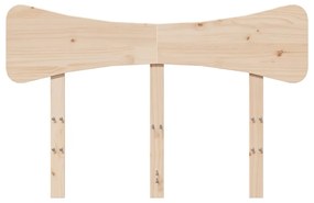 Testiera 120 cm in legno massello di pino