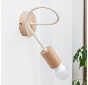 Applique OXFORD 1xE27/15W/230V pino/crema