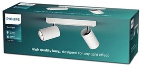 Philips - Luce Spot KOSIPO 2xGU10/5,5W/230V bianco