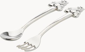Set di 2 posate per bambini placcate in argento Alwin