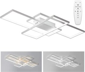 Plafoniera moderna a led + TELECOMANDO APP660 Bianco