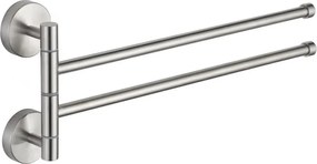 Mexen appendino doppio girevole per asciugamani, cromo - 7039242-00