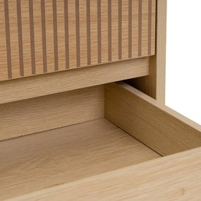 Comodino di colore naturale Iona – Casa Selección