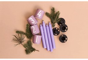 Candelieri in porcellana in set da 4 pezzi Mini - Design Letters