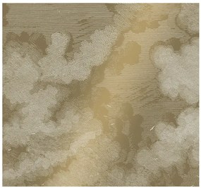 KEK Amsterdam Wandbild Engraved Clouds Gold 2 - L