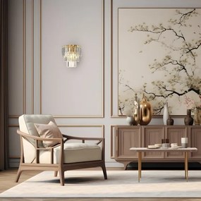 Applique MILANO 2xE14/40W/230V oro