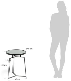 Kave Home - Tavolino Radim Ø 40 cm