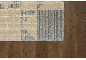 Tappeto in lana beige 170x240 cm Frotage beige - Agnella