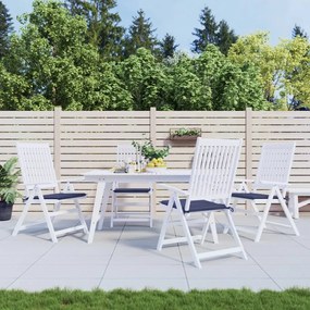 Cuscini Per Pallet 4 Pz Blu Marino 40x40x3 Cm İn Tessuto Oxford /