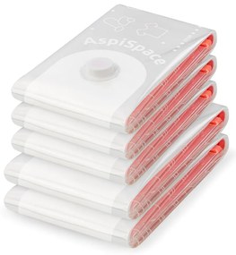 Sacchetti per il vuoto in set da 5 pezzi Aspispace M/L - Compactor