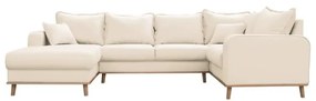 Divano angolare crema (angolo sinistro) Beata - Ropez