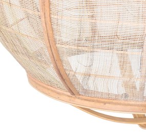 Lampada a sospensione smart marrone 58 cm con Wifi G95 - Pascal