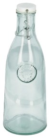 Kave Home - Bottiglia Tsiande trasparente in vetro 100% riciclato