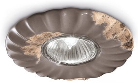 Spot Vintage Ceramica Tortora 1 Luce Gu10 12Cm