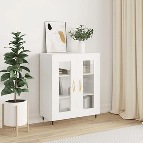 Credenza Bianca 69,5x34x90 Cm İn Legno Multistrato /