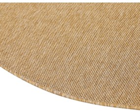 Tappeto rotondo per esterni marrone e beige ø 160 cm Vagabond™ - Narma