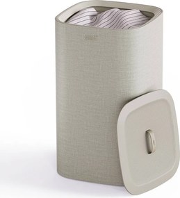 Cesta per il bucato beige in tessuto 60 l Tota One – Joseph Joseph